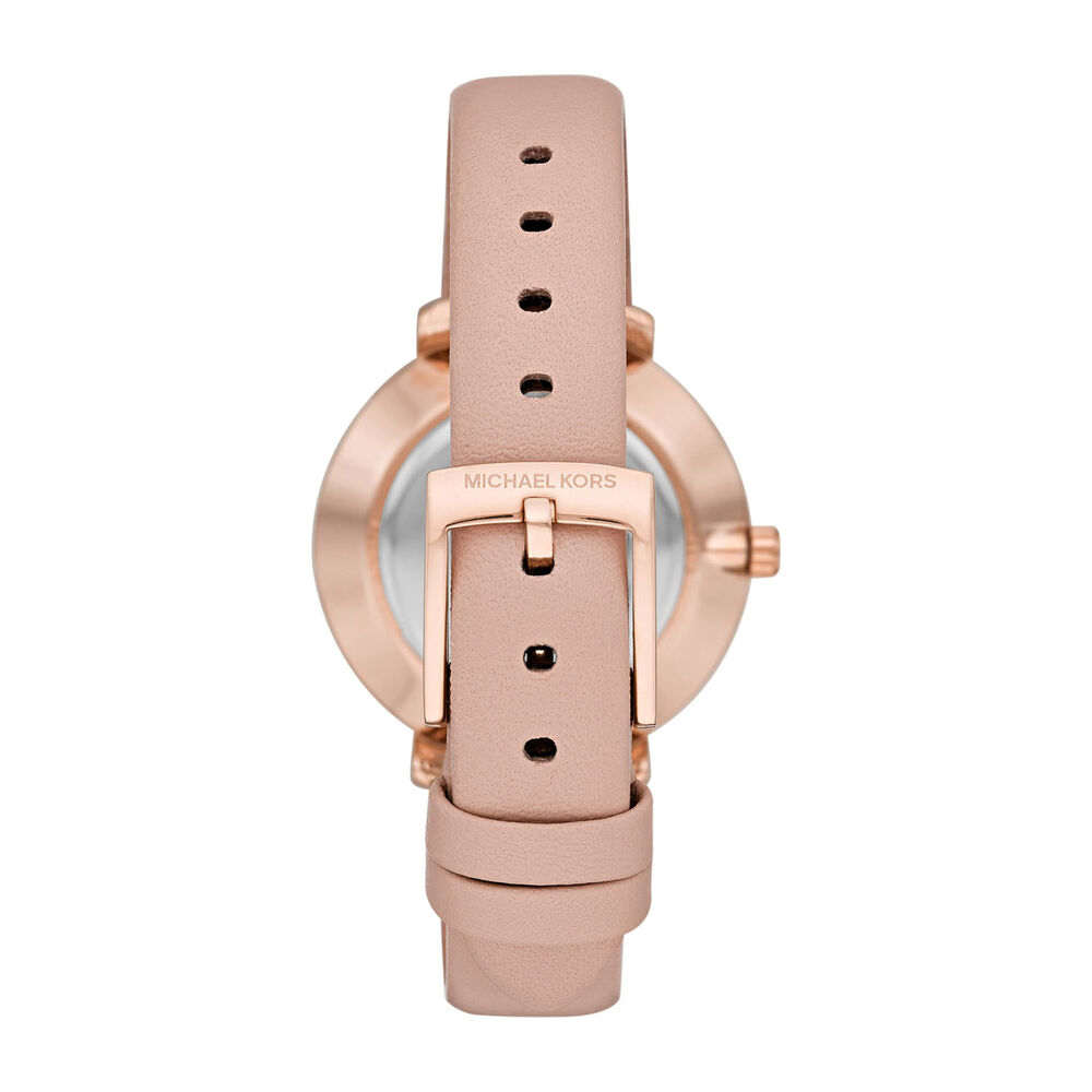 Michael Kors Pyper Pink Leather 32mm Ladies Watch image number 2