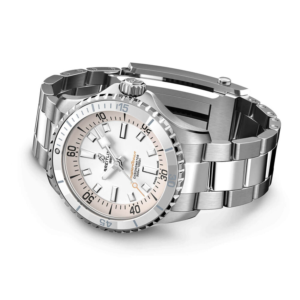 Breitling Superocean Automatic 36 White Dial Bracelet Watch image number 2