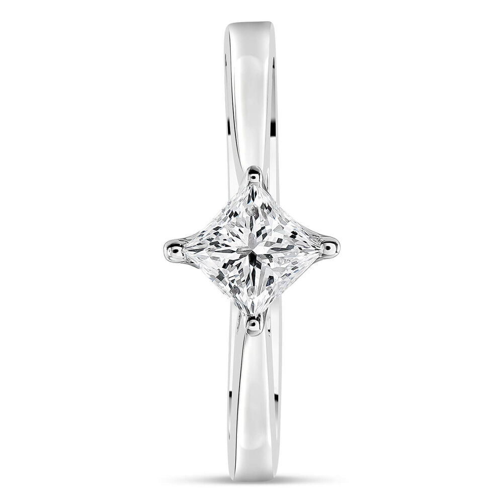 Northern Star 0.38ct Four Claw Solitaire Diamond 18ct White Gold Ring