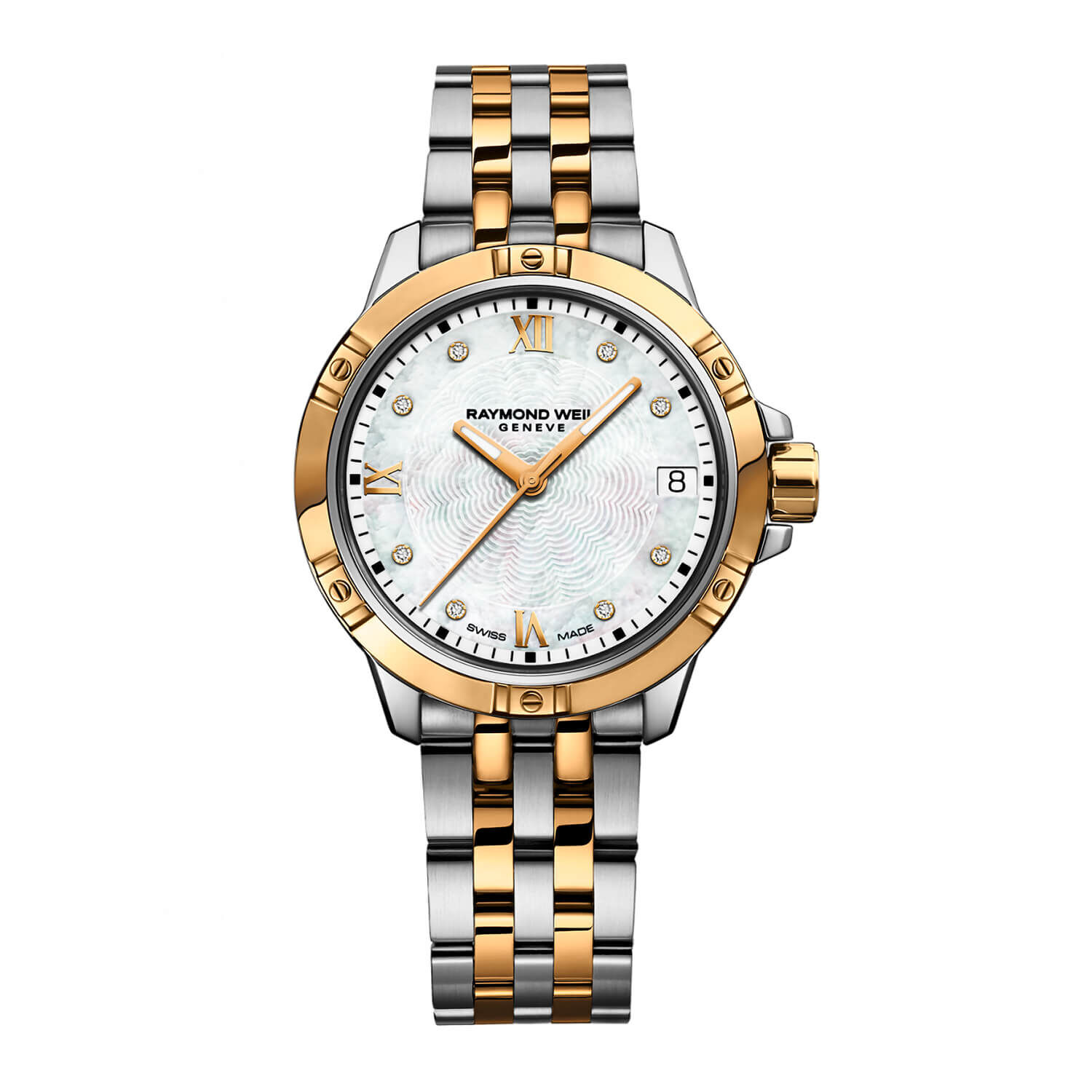 RAYMOND WEIL GENEVE ゴールドブレスレットウォッチ Raymond Weil Tango Ladies Gold Two-Tone Steel Watch