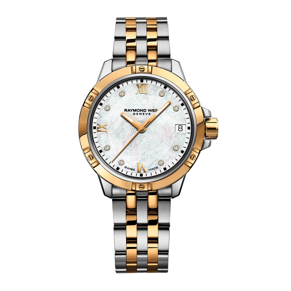 Raymond Weil Tango Ladies Gold Two-Tone Stainless Steel Diamond Watch image number 0