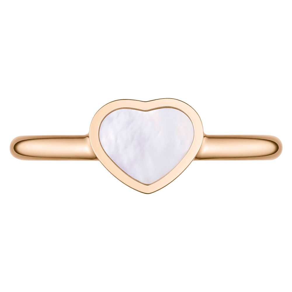 Chopard My Happy Hearts Mother of Pearl 18ct Rose Gold Ring image number 1