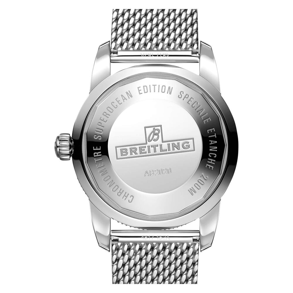 Breitling Superocean Heritage II 46mm Green Dial Steel Bracelet Watch image number 3