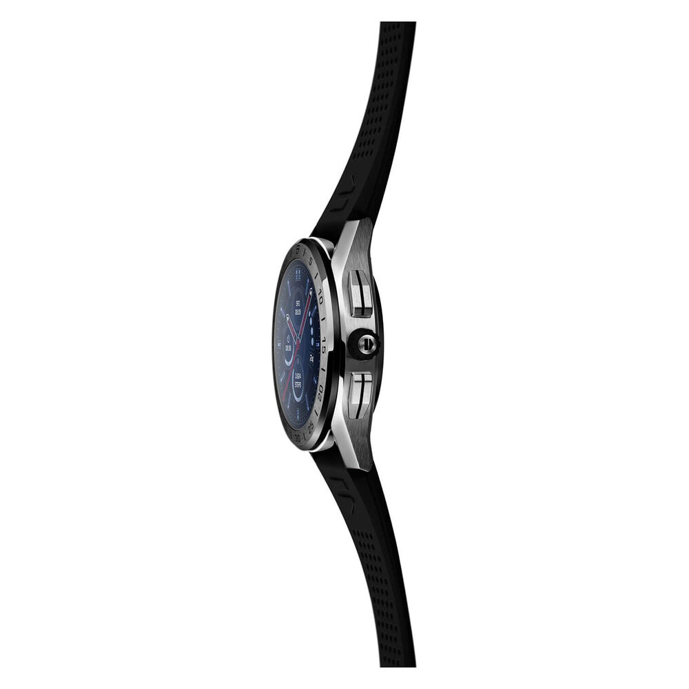 Pre-Owned TAG Heuer Connected Calibre E3 45mm Dial Black Rubber Strap Watch