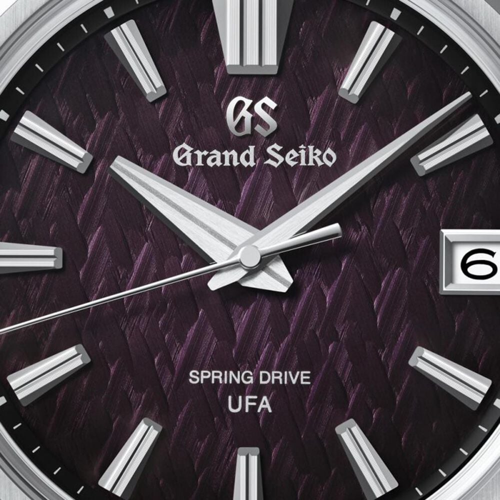Grand Seiko ‘Violet Dawn’ Ice Forest Limited Edition 37mm Dial Steel Bracelet Watch