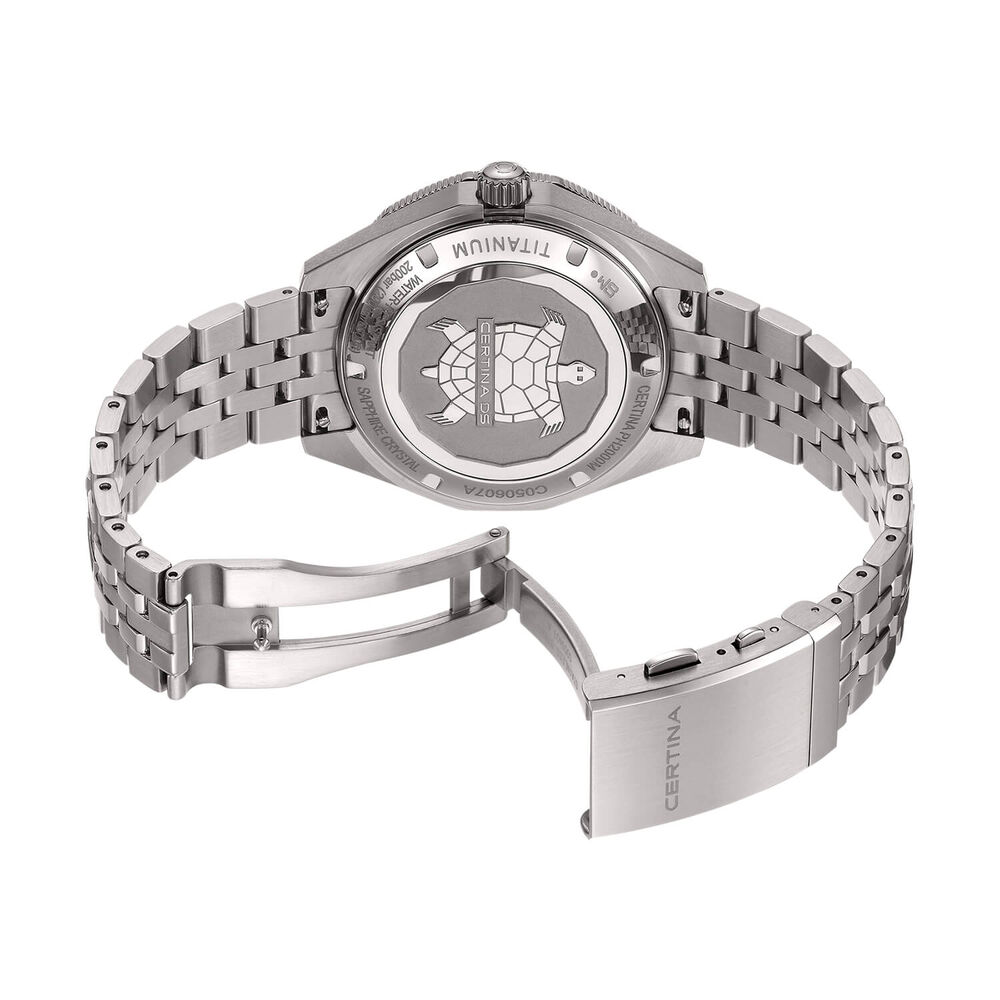 Certina DS Super PH2000M STC 43mm Yellow Dial Titanium Bracelet Watch