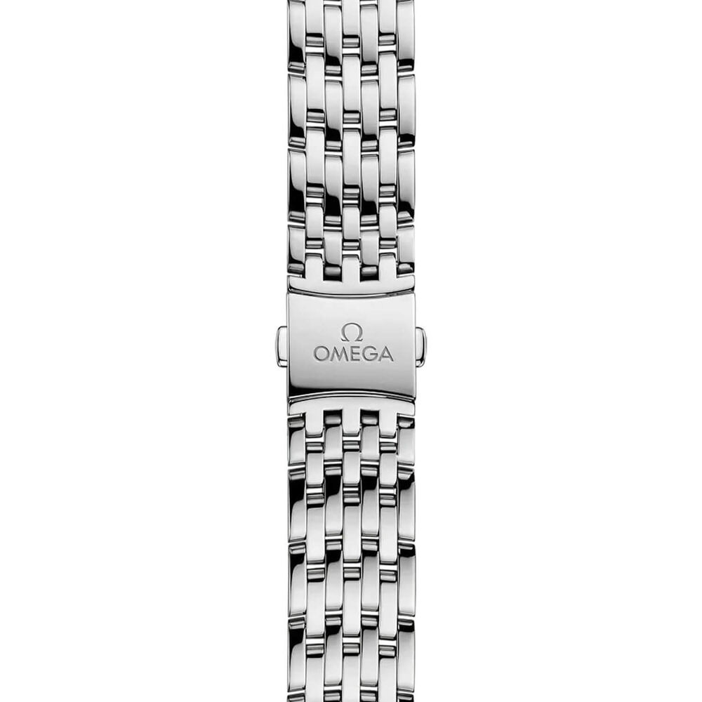 OMEGA De Ville Prestige 27.5mm White Mother of Pearl Steel Bracelet Watch image number 2