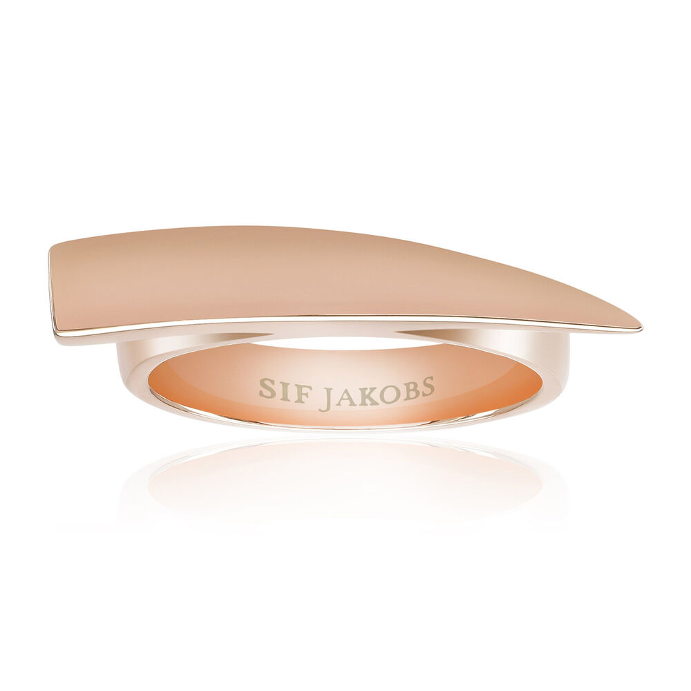 Sif Jakobs Pila Pianura Rose Gold Plated Ring image number 0