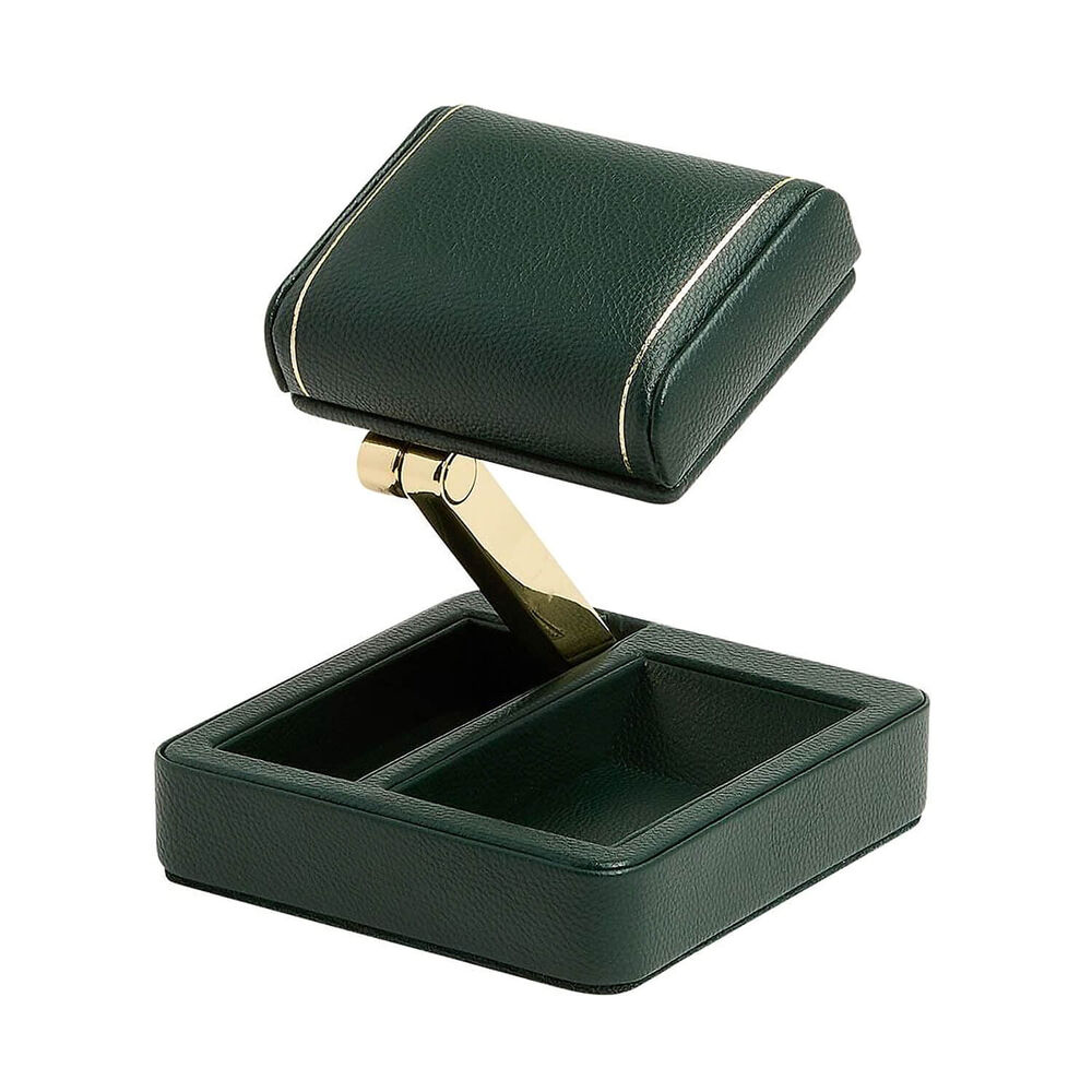 WOLF British Racing Green Single Travel Watch Stand