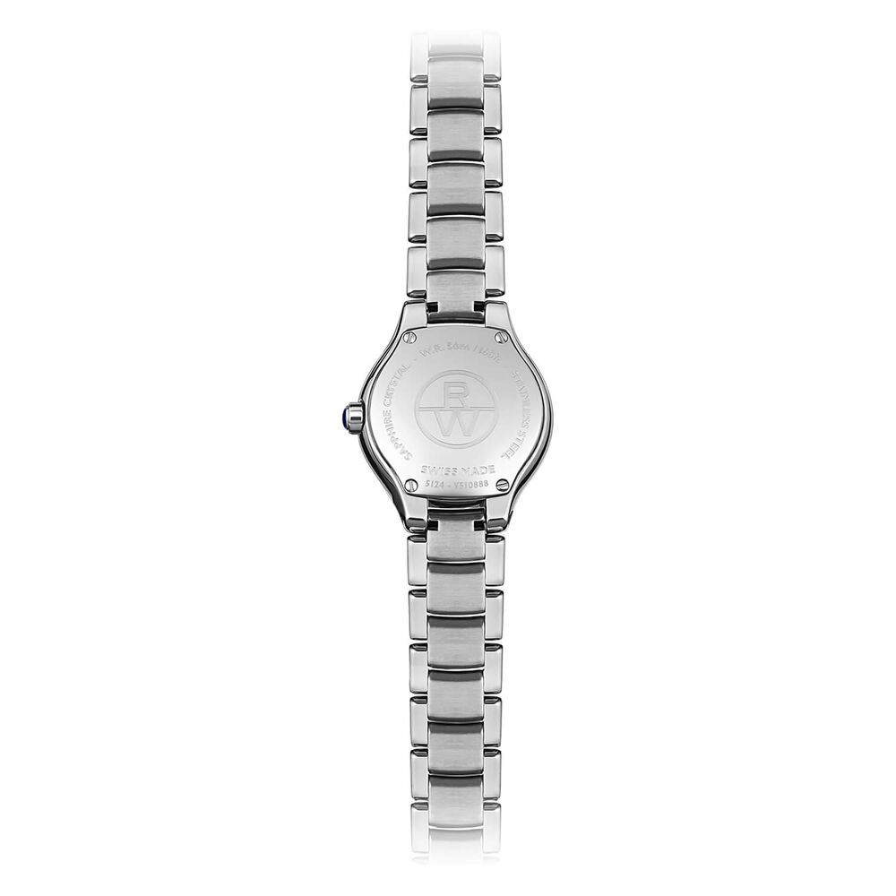 Raymond Weil Noemia 24mm Green Dial Diamond Dot Steel Case Watch