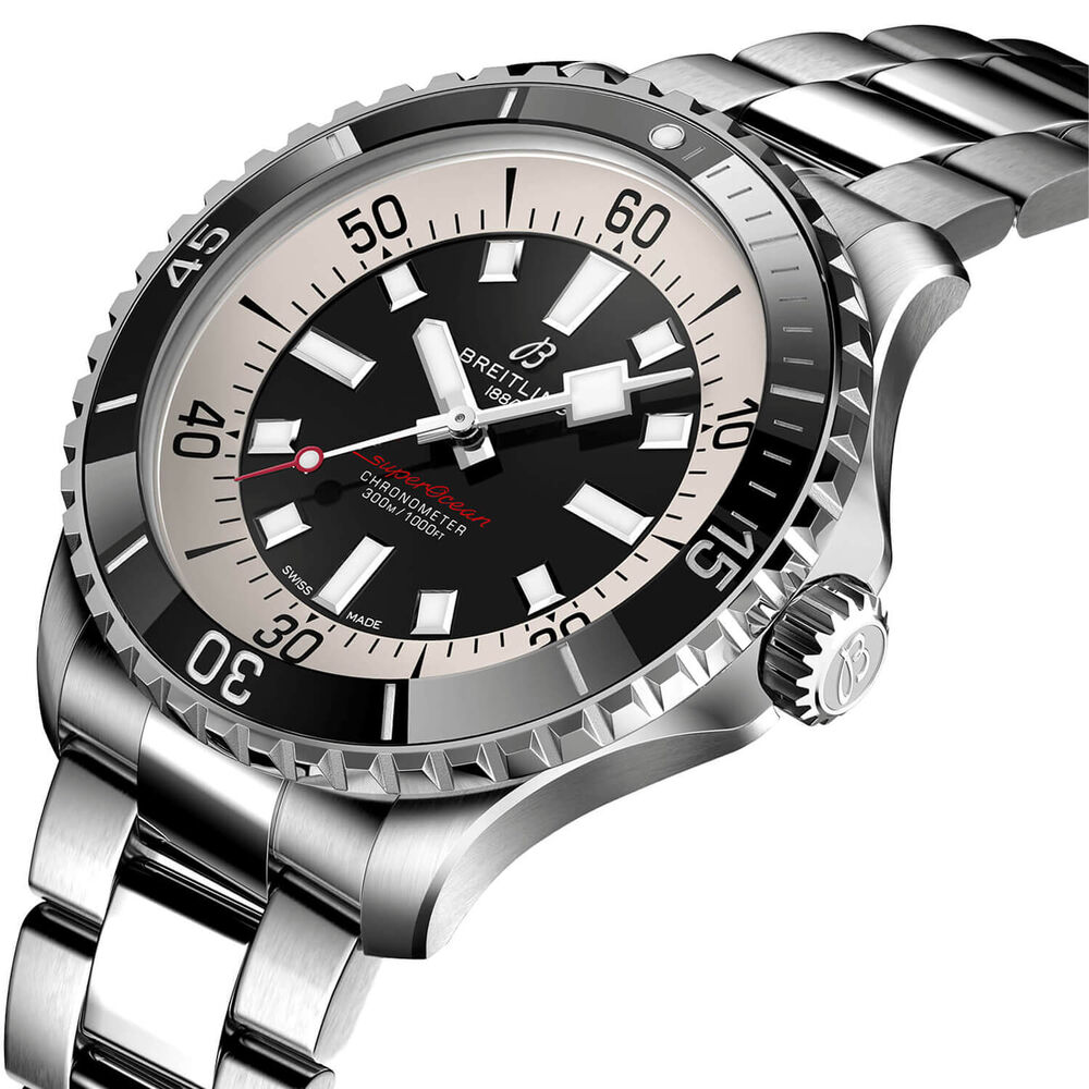 Breitling Superocean Automatic 44 Black Dial Bracelet Watch image number 2