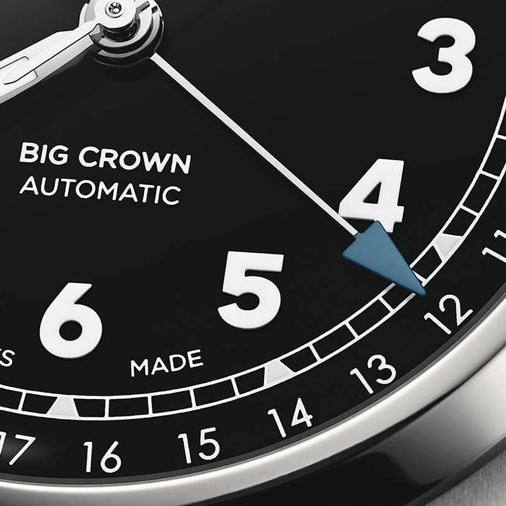 Oris Big Crown Pointer Date 40mm Black Dial Steel Bracelet Watch