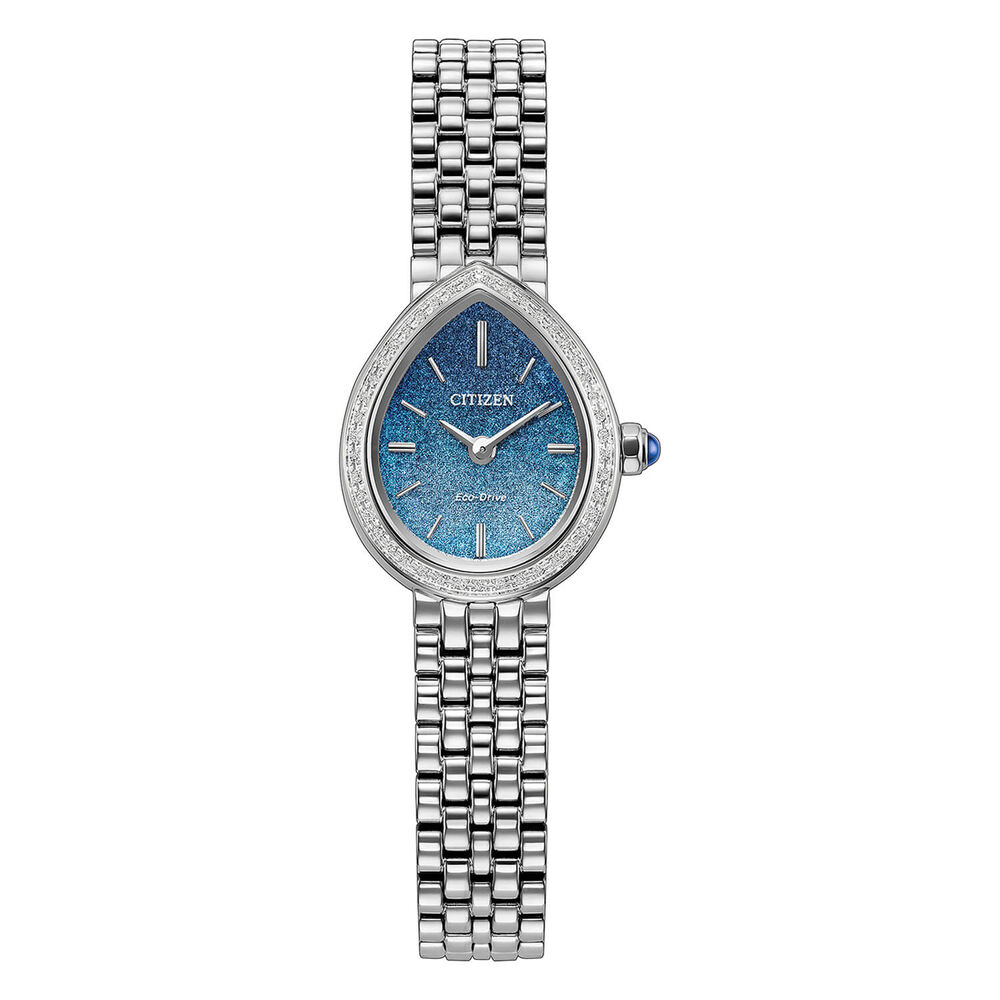 Citizen L Rainell 20mm Blue Dial Steel Bracelet Watch