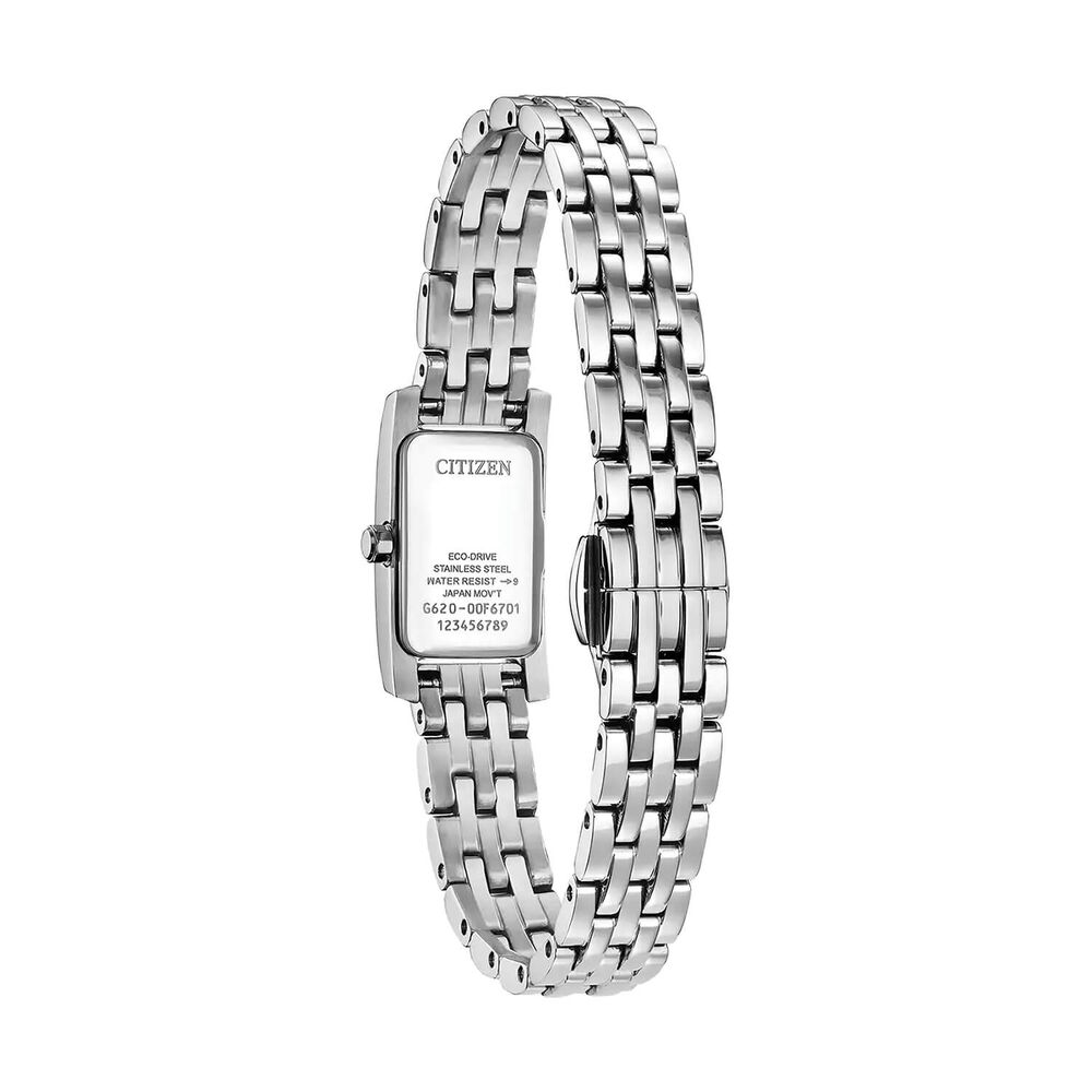 Citizen Petite Palidoro 28x14mm Pink Mother of Pearl Dial Steel Bracelet Watch