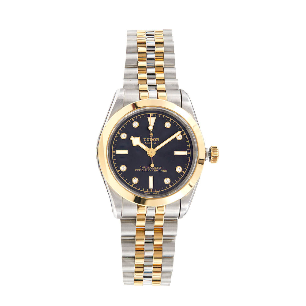 Pre-Owned TUDOR Black Bay One 31mm S&G Black Dial Two-Tone Steel Bracelet Watch