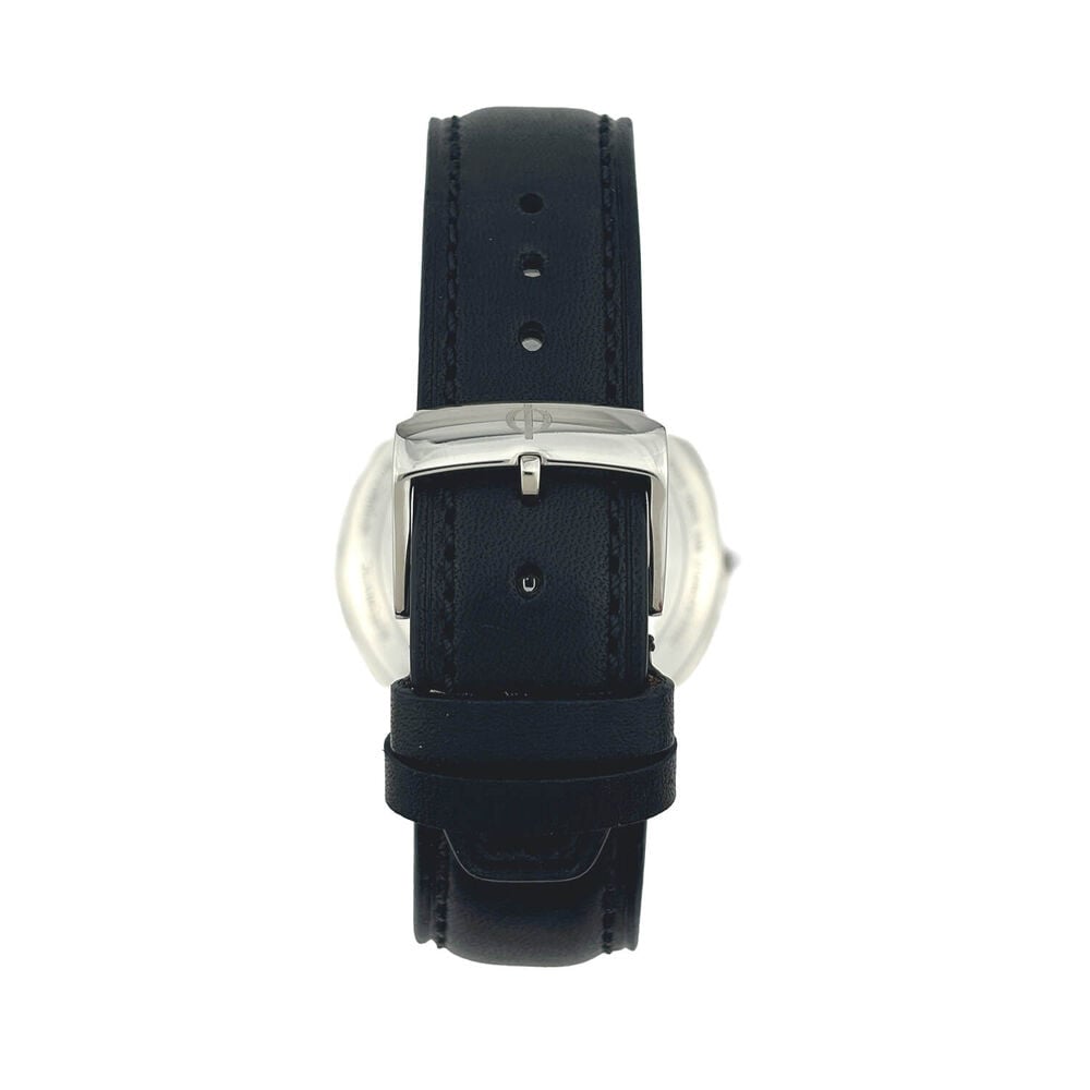 Pre-Owned Baume & Mercier Classima 42mm White Dial Black Leather Strap Watch image number 3