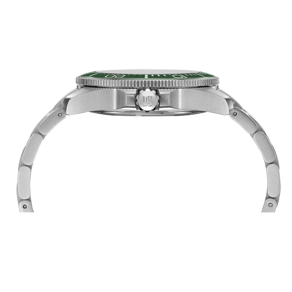 Certina DS Action Diver 43mm Green Dial Steel Case Bracelet Watch image number 3