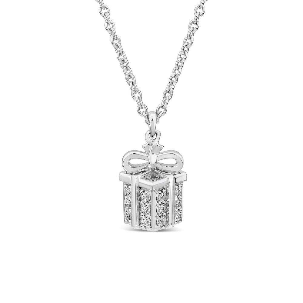 Sterling Silver 0.12ct Diamond Gift Pendant