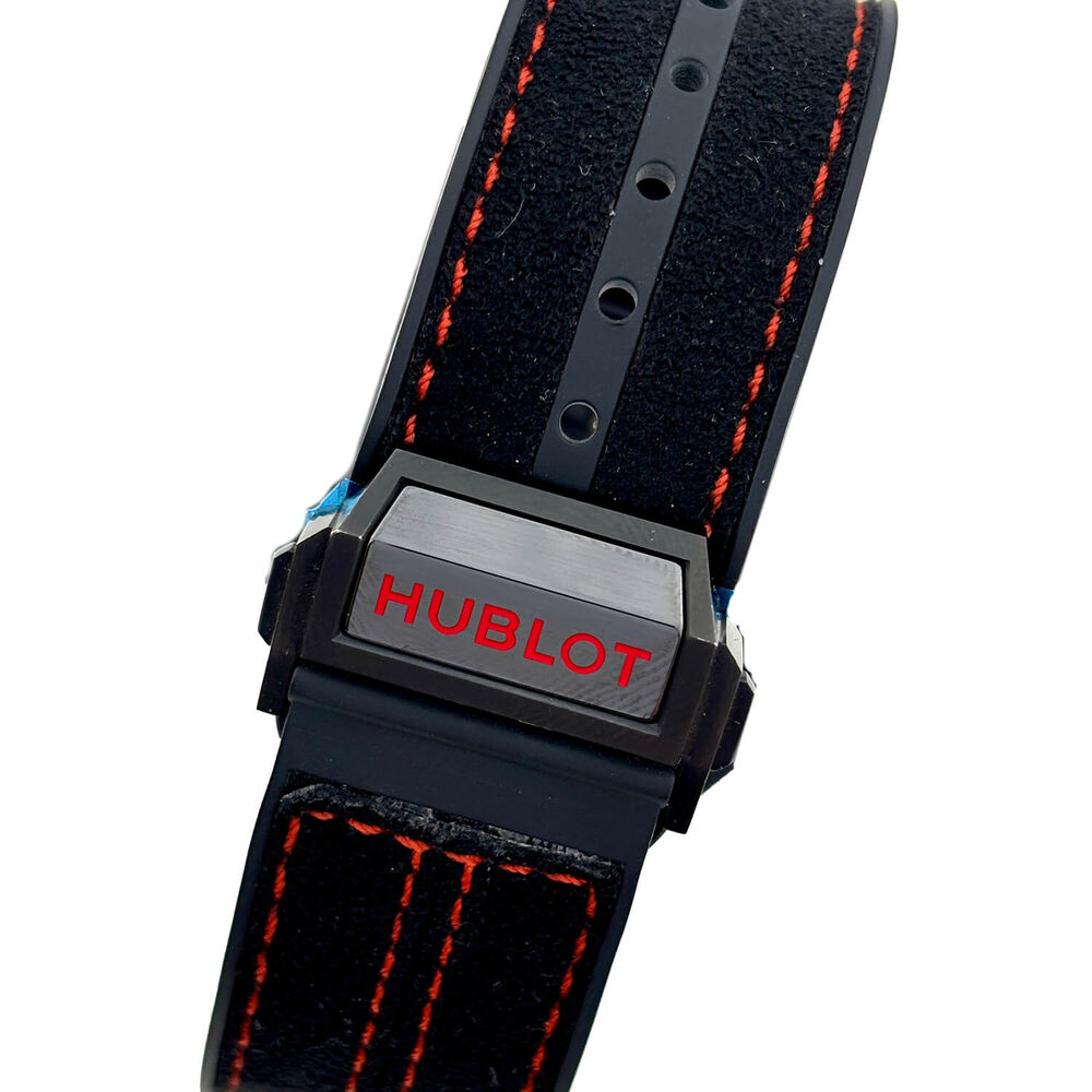Pre-Owned Hublot Big Bang Ferrari Limited Edition 45mm Black Dial Black Dial Strap Watch image number 2