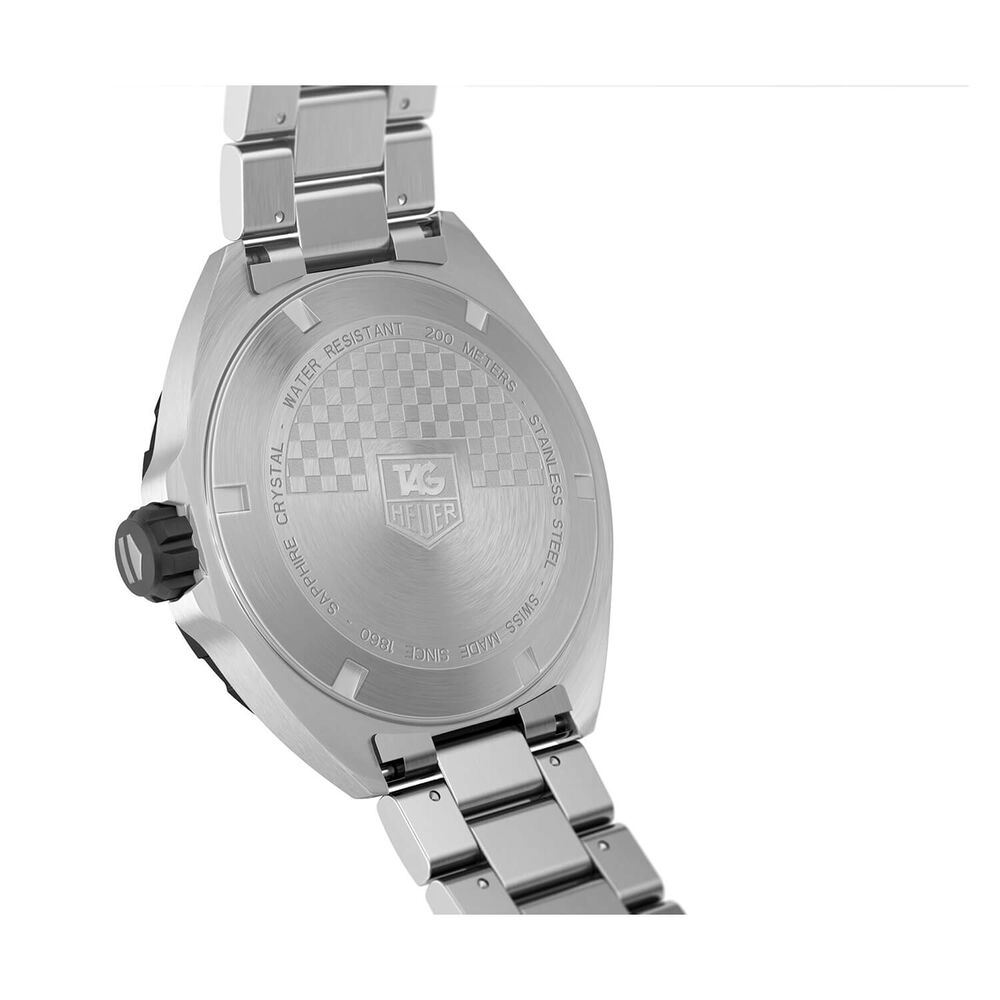 TAG Heuer Formula 1 men's black dial stainless steel bracelet watch image number 3