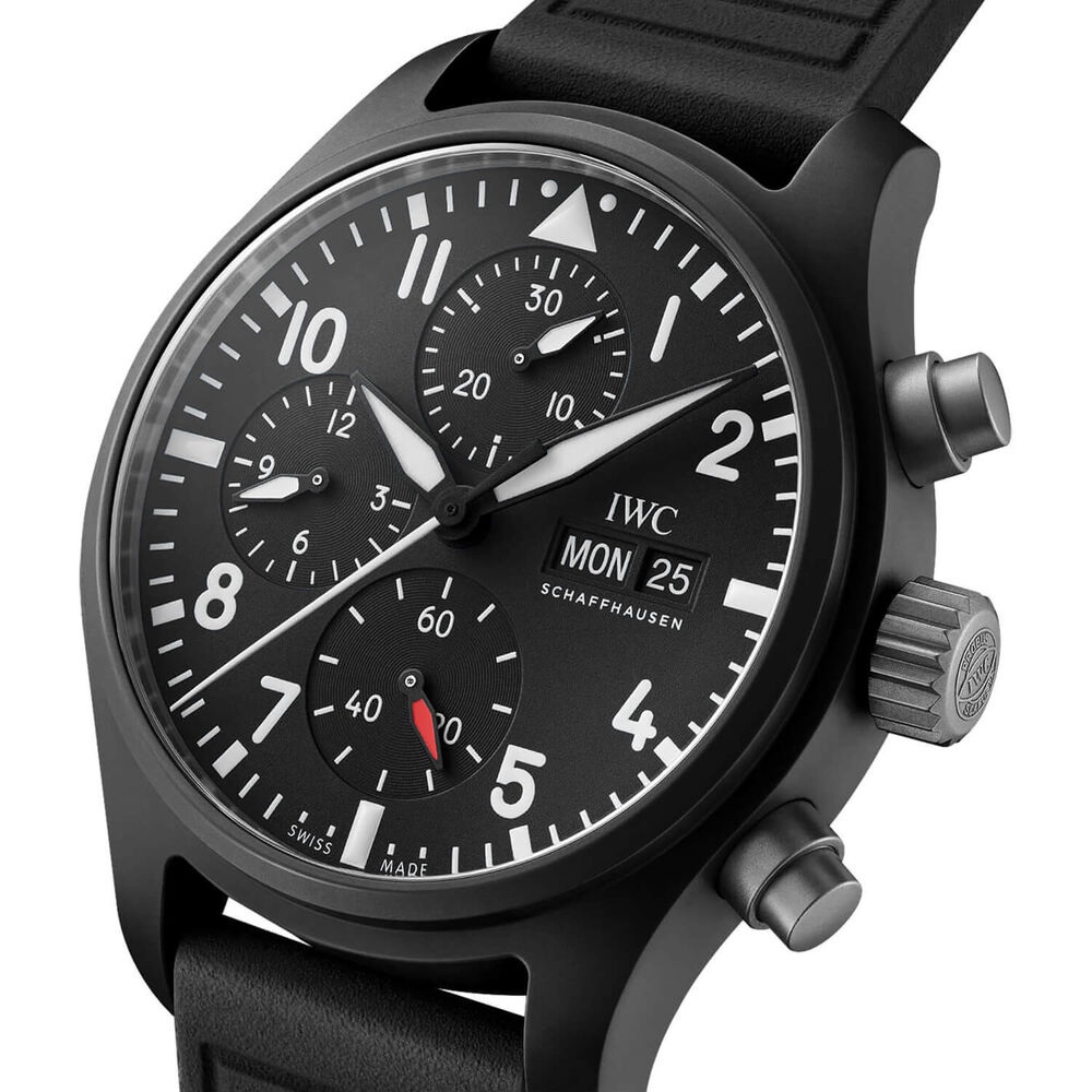 IWC Schaffhausen Pilot's 41mm Top Gun Black Dial Ceramic Case Watch image number 3