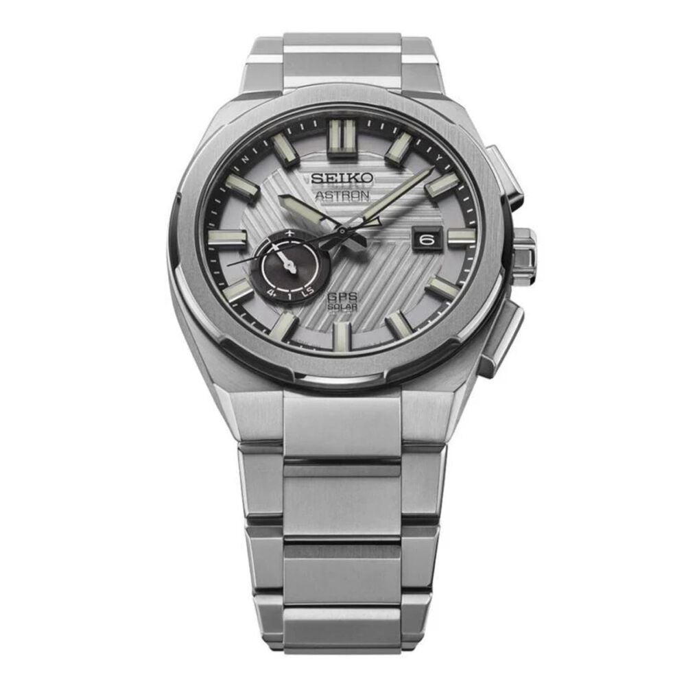 Seiko Astron Solar System GPS Solar Silvertone &lsquo;Earth&rsquo; Limited Edition Watch