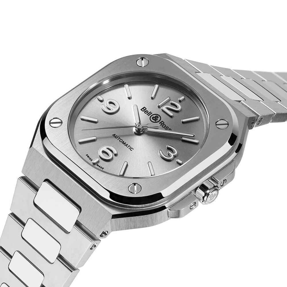 Bell & Ross BR-05 36mm Grey Dial Stainless Steel Bracelet Watch