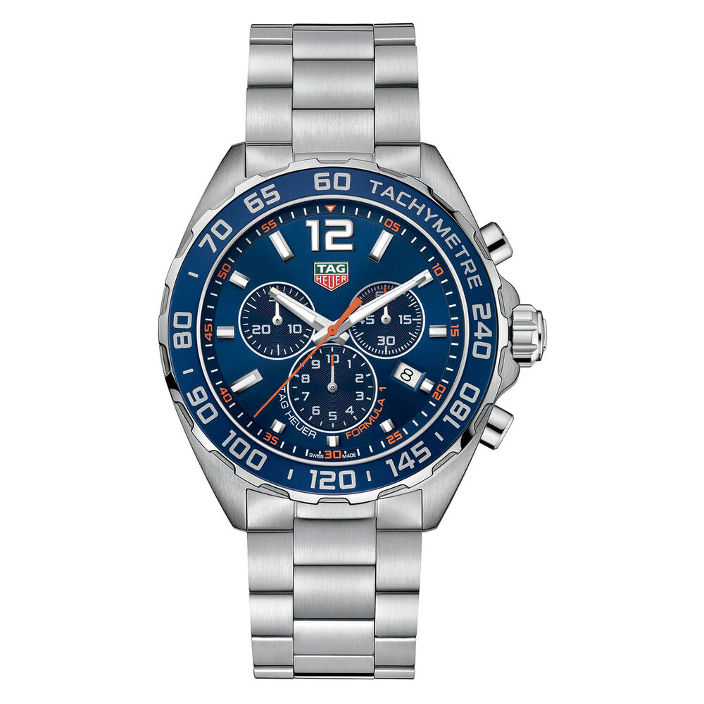 TAG Heuer Formula 1 Chronograph Men's Blue Dial Stainless Steel Watch