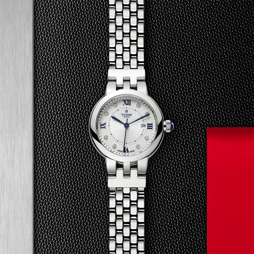 TUDOR Clair de Rose 30mm White Dial with Diamond Ladies Watch image number 3