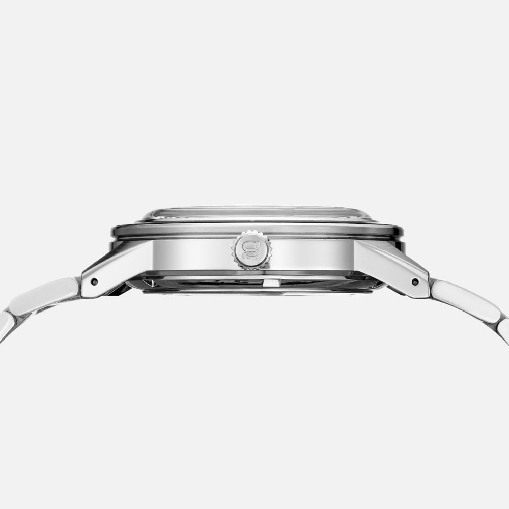 Seiko Presage Style 60s Limited Edition 39.5mm Blue Dial Bracelet & Strap Watch image number 4