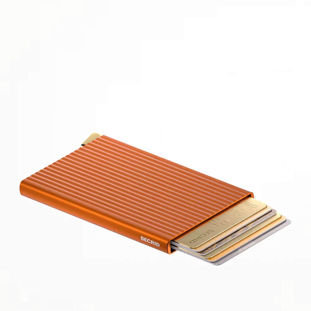 Secrid Fluted Orange Premium Cardprotector image number 2