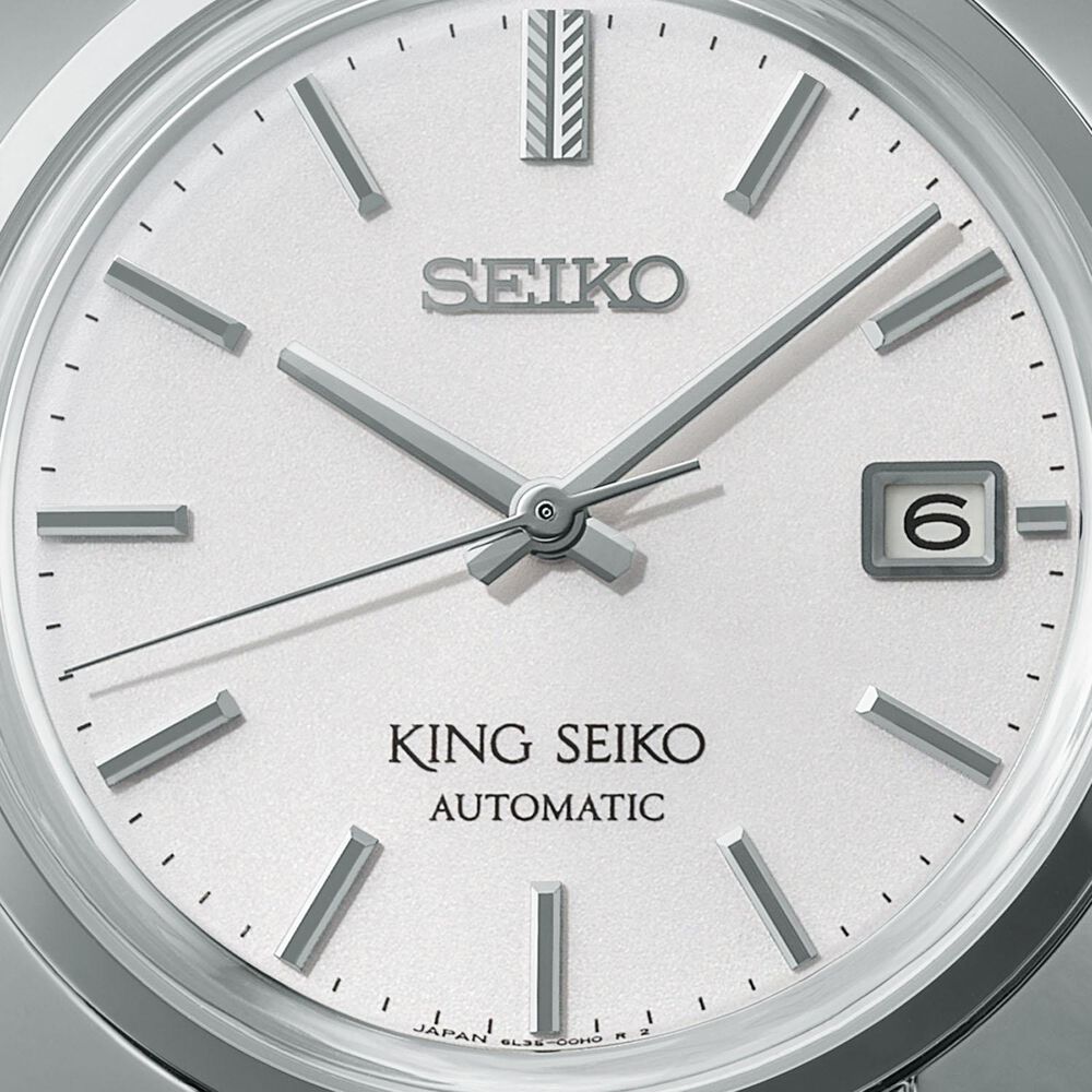 King Seiko ‘Metropolis Silver’ 6L 1969 Re-Interpretation 39.4mm Stainless Steel Bracelet Watch