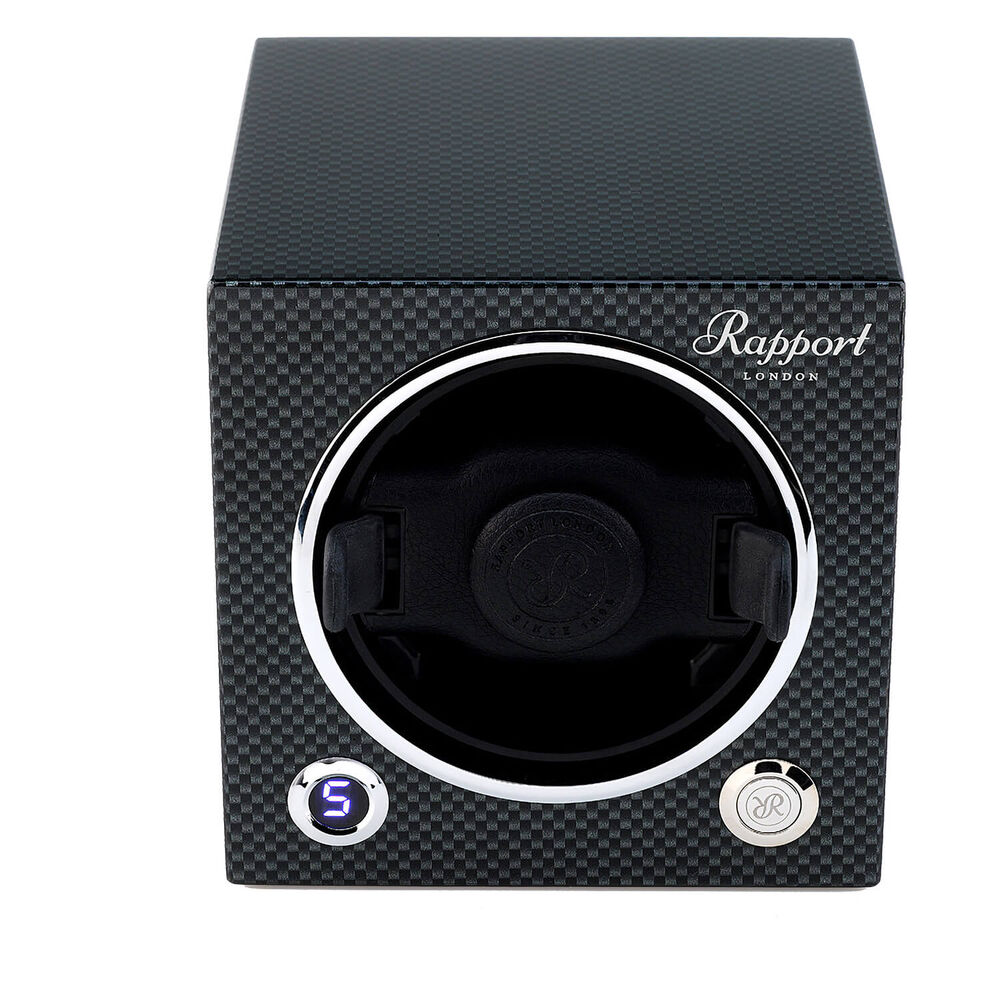 Rapport Evo 30 Cube Carbon Fibre Watch Winder image number 0