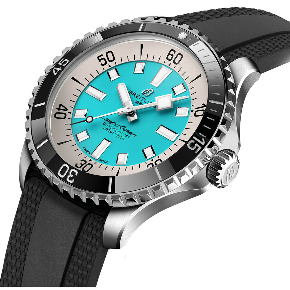 Breitling Superocean Automatic 44 Blue Dial Strap Watch image number 1