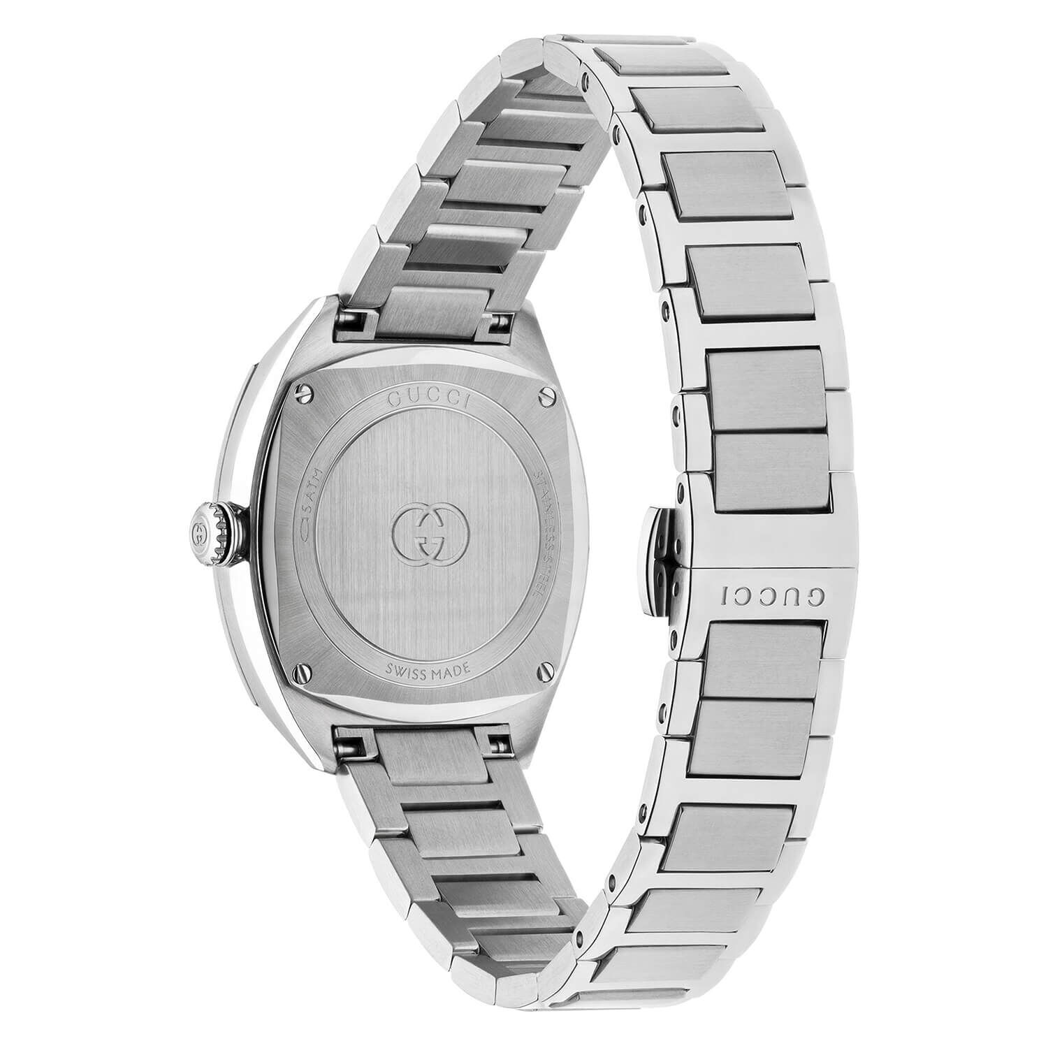 Gucci Interlocking 29mm Pink Dial Diamond Bracelet Watch