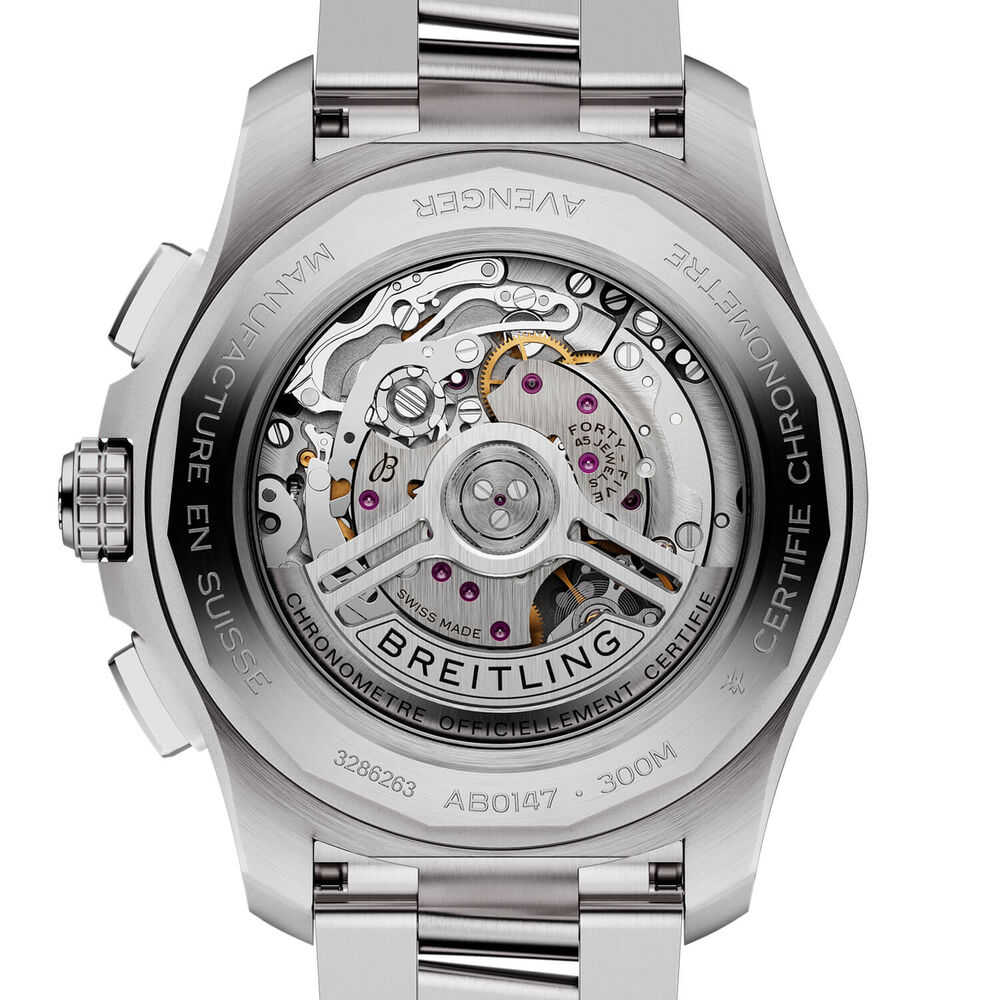 Breitling Avenger B01 Chronograph 44mm Black Dial & Stainless Steel Bracelet Watch image number 1