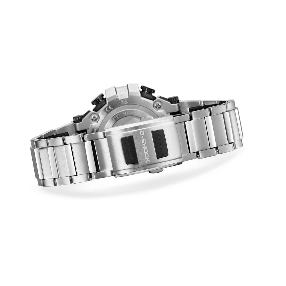 G-SHOCK MT-G 51.9mm Black Dial Steel Bracelet Watch image number 3