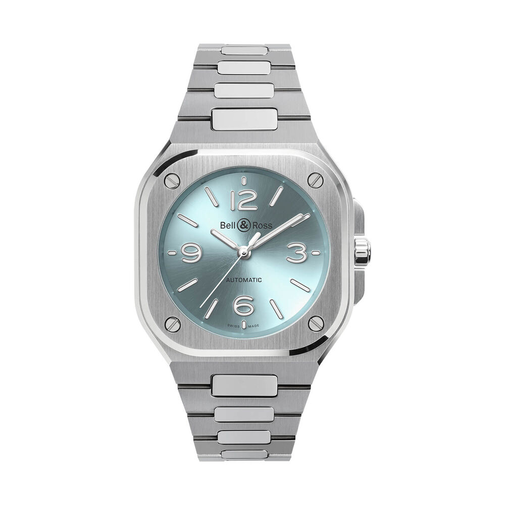 Bell & Ross BR-05 36mm Light Blue Dial Stainless Steel Bracelet Watch