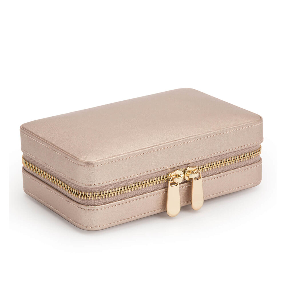 WOLF PALERMO Rose Gold Zip Travel Case