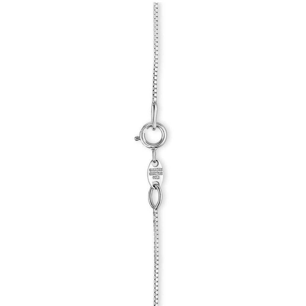 Northern Star Signature Diamond Halo 18ct White Gold Pendant image number 2