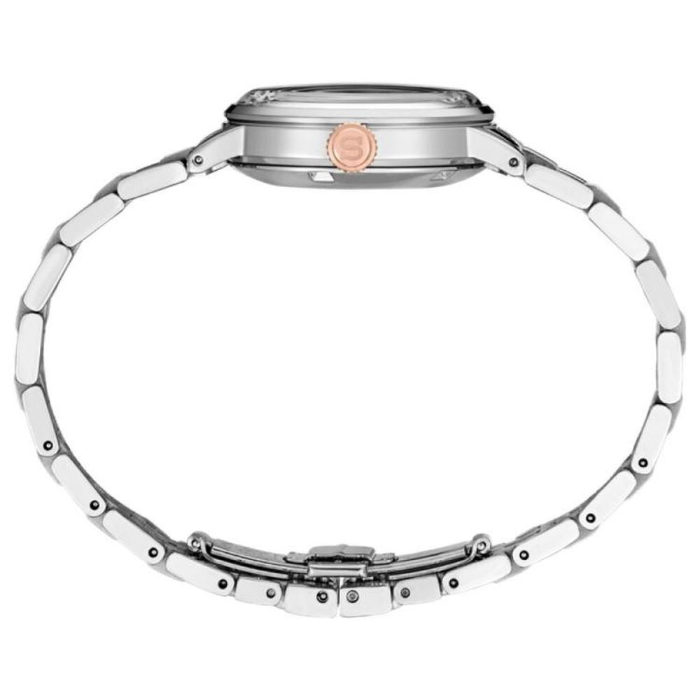 Seiko Presage Cocktail Time ‘Clover Club’ Diamond Twist 30mm Rose Gold Bezel Watch image number 4