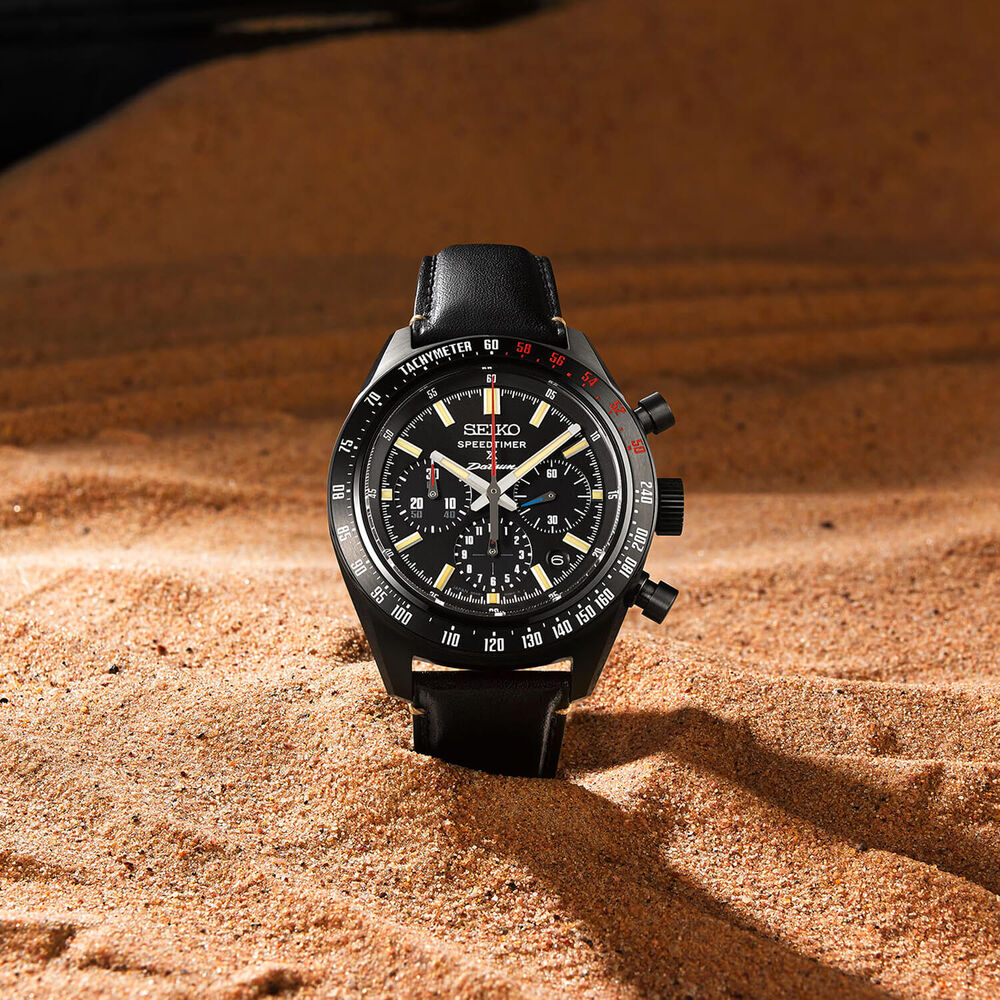 Seiko Prospex Speedtimer x DATSUN Fairlady Z Limited Edition 42mm Dial Leather Strap Watch image number 8