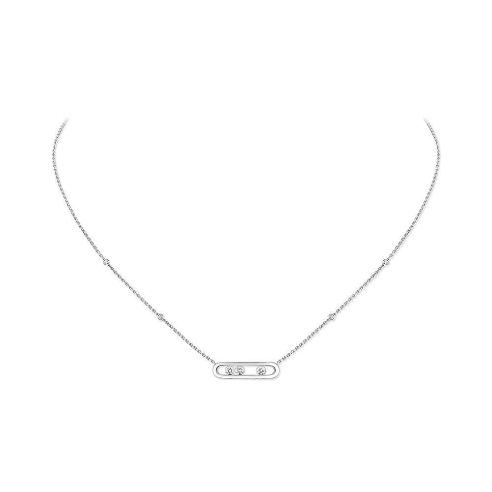 Messika Baby Move 0.15ct Diamond White Gold Necklace