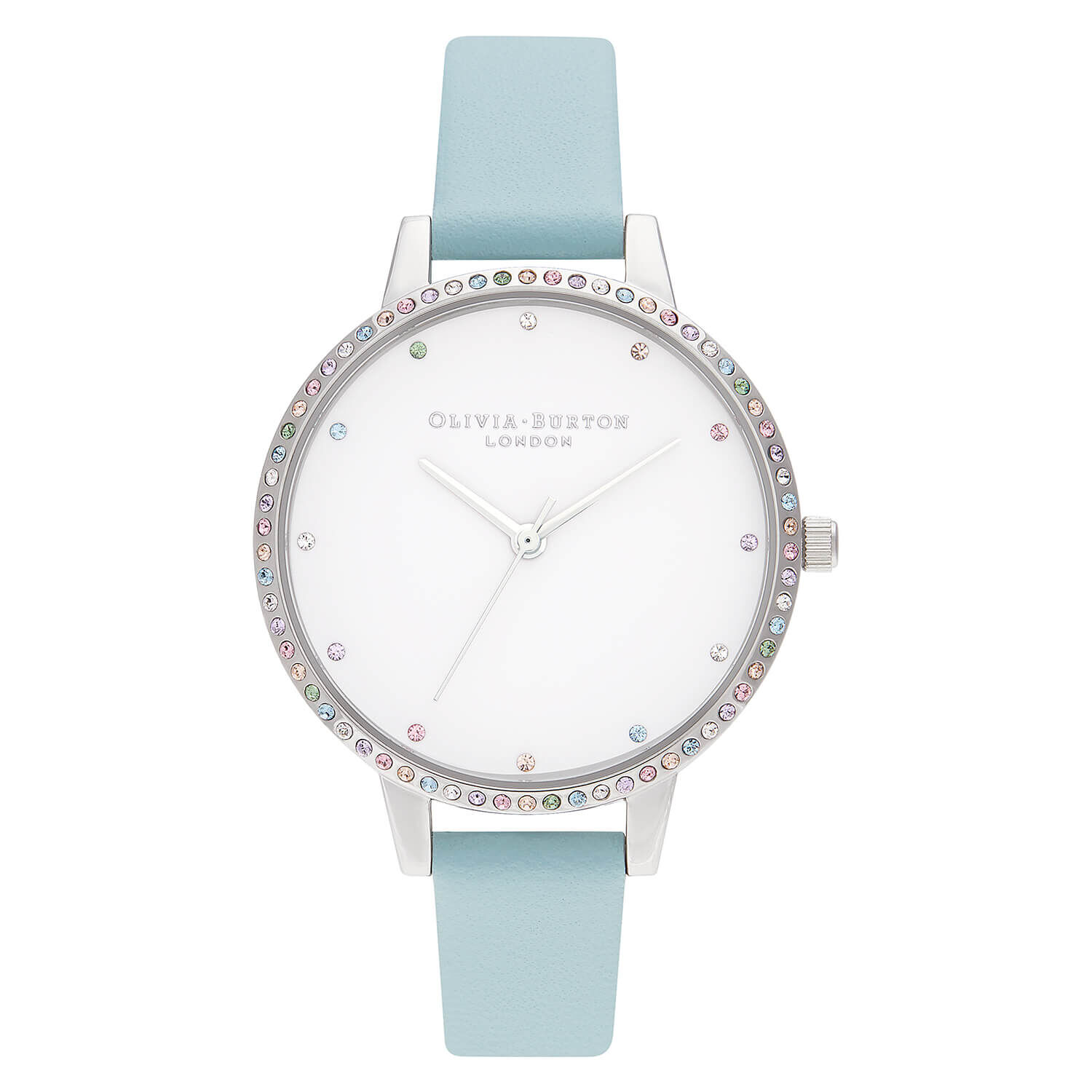 Olivia burton blue watch clearance