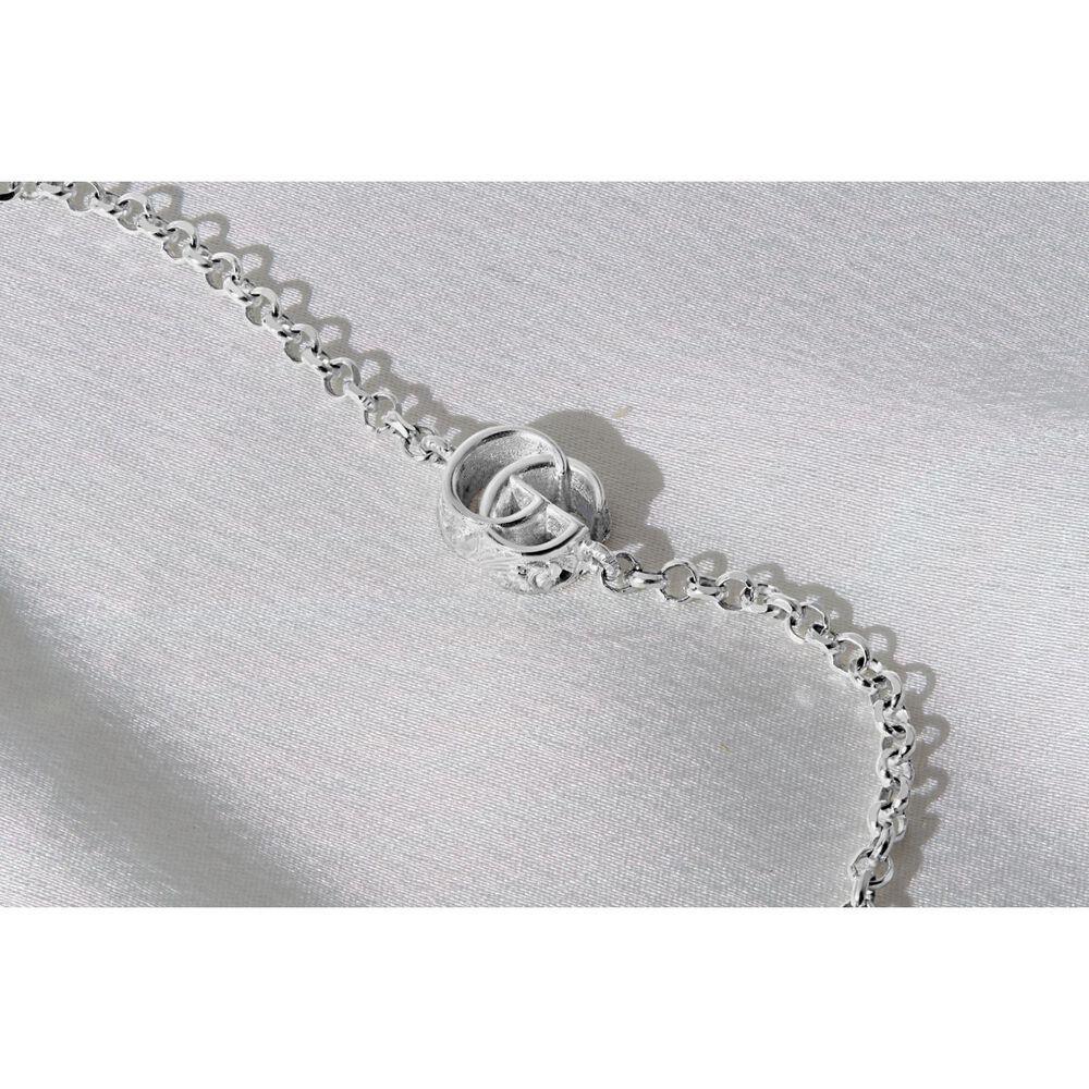Gucci GG-Marmont Silver G Silver Bracelet image number 3