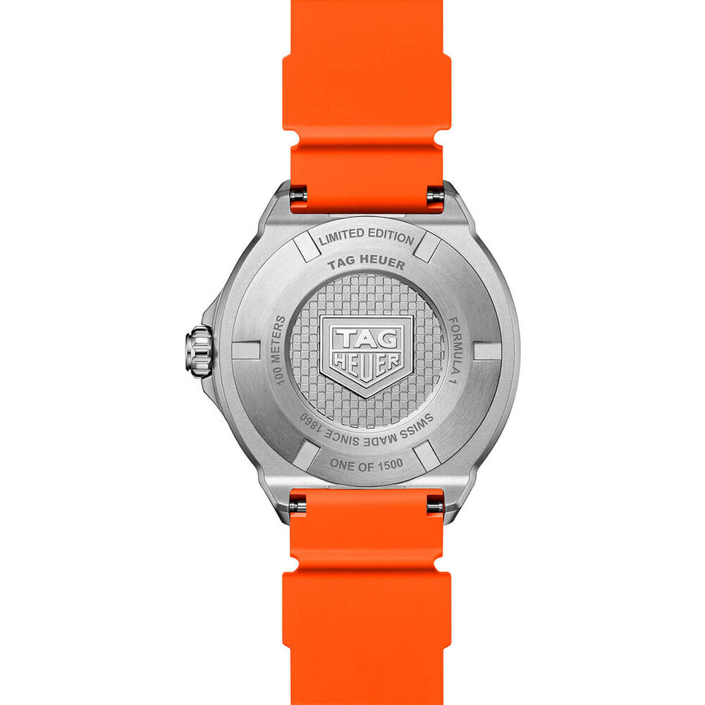TAG Heuer Formula 1 Solargraph Zandvoort Limited Edition Orange Bezel & Rubber Strap Watch