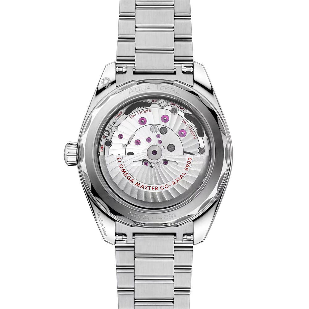 OMEGA Seamaster Aqua Terra 150M 41mm Turquoise Dial Steel Bracelet Watch image number 2