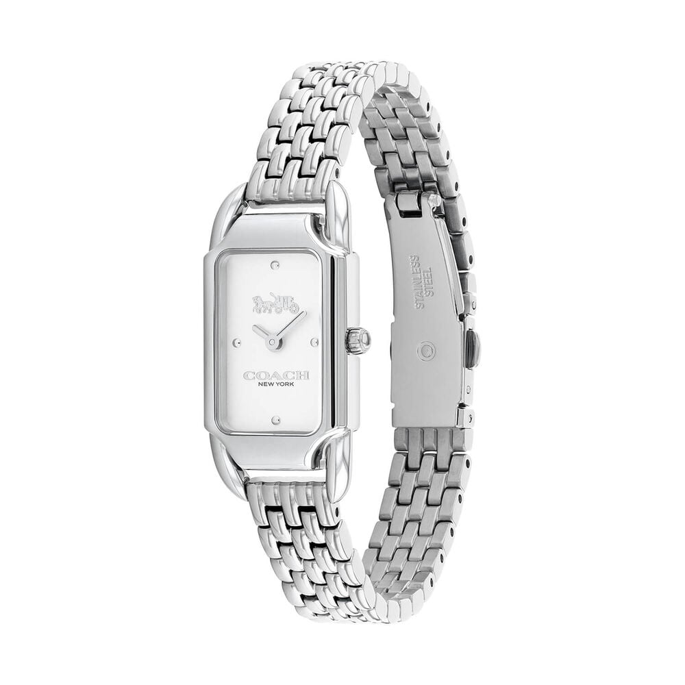 Coach Cadie 29mm White Dial Stainless Steel Bracelet Watch