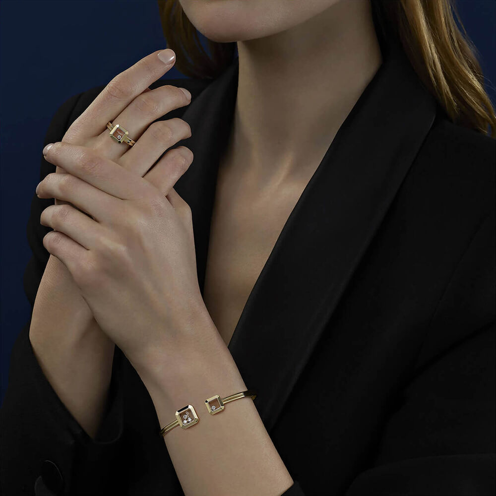 Chopard Happy Diamonds Icons 0.2ct Diamond 18ct Yellow Gold Bangle