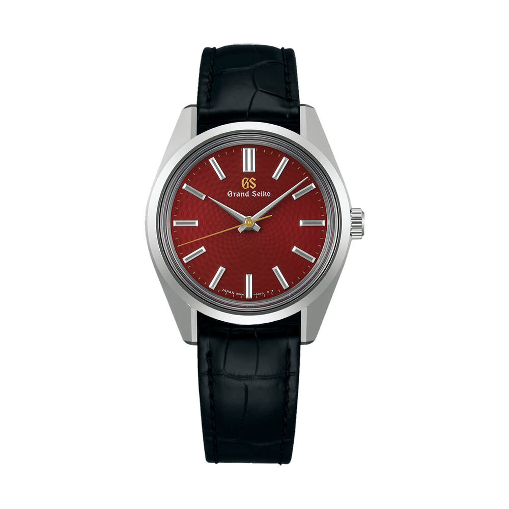 Grand Seiko Nishikigoi European Exclusive Limited Edition 36.5mm Dial Leather Strap Watch